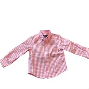 Boys 2T Vineyard Vines pink/white button down
